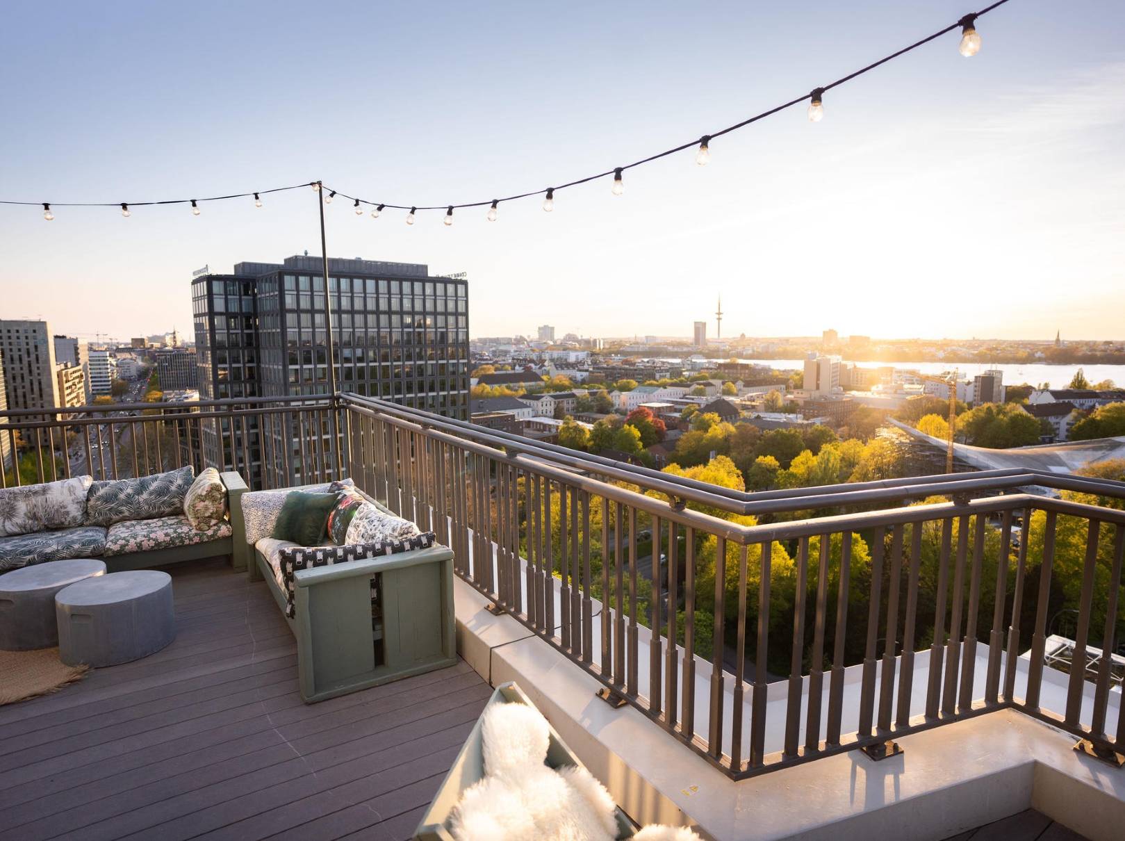 Bild einer Dachterrasse